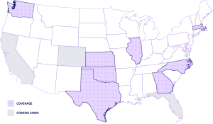 PlusPass Coverage Map