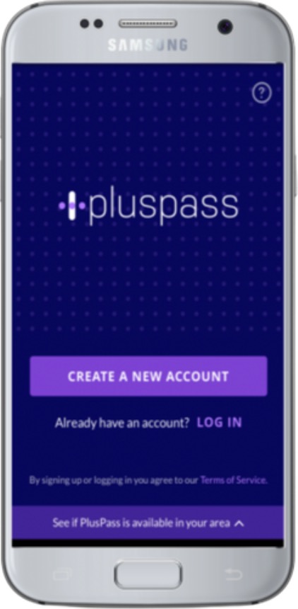 PlusPass phone screen